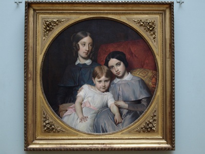 Portrait des Trois Filles d'Alphonse Jacob-Desmalter Leon Benouville.JPG